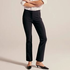 PAIRE | $245 Jackie Slim Bootcut Pants in Charcoal Gray, Size 4